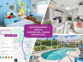 10 Min from Disney Themed 2 Bd Private Pool